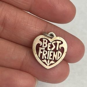James Avery Best Friend Sterling Charm